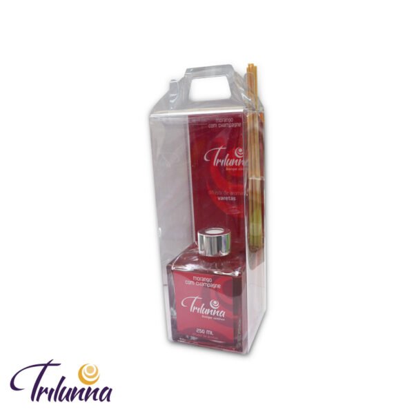 Difusor De Varetas 250ml Morango Com Champagne - Image 2