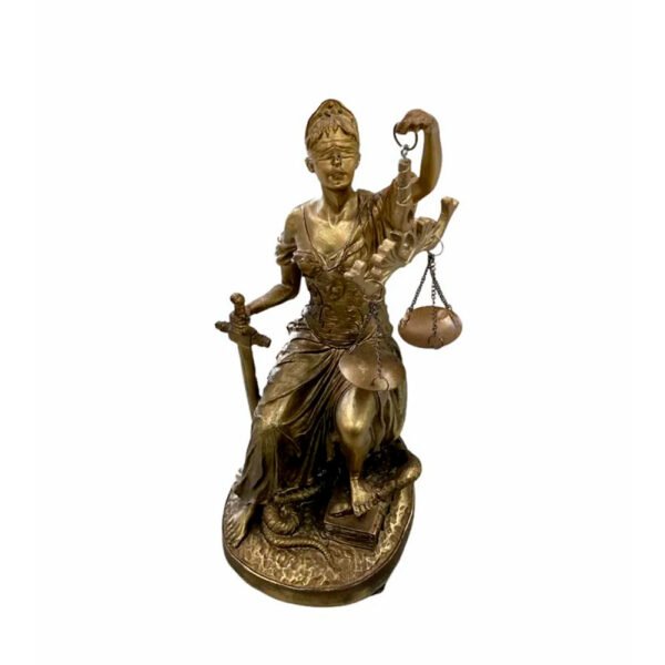 Dama Da Justiça 39,5cm Dourada