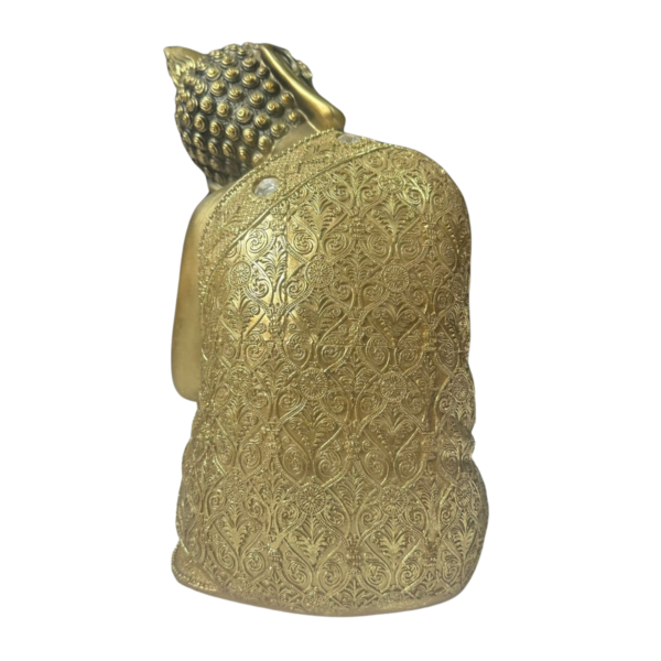 Buda Tibetano 30cm Dourado - Image 2