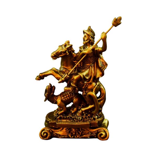 São Jorge Dourado 11cm