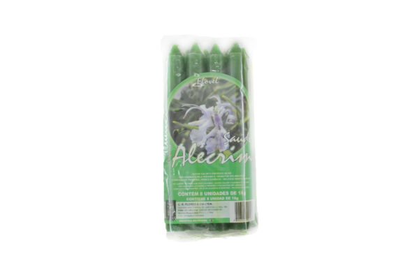 Vela Palito Perf 18g Alecrim