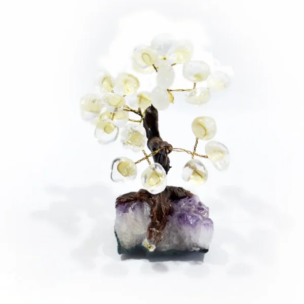 Árvore 15cm Pedra Cristal