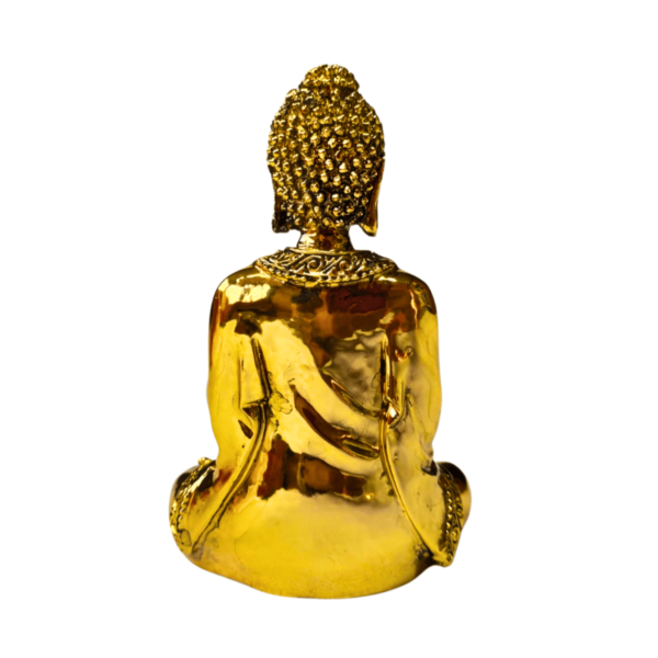 Buda Tibetano 13cm Dourado - Image 3