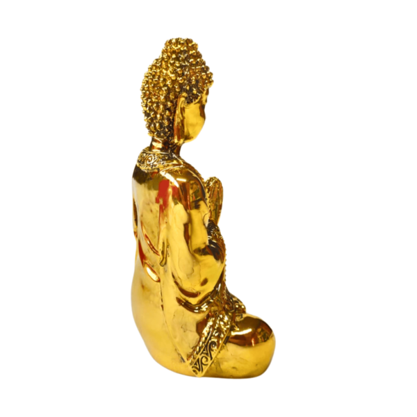 Buda Tibetano 13cm Dourado - Image 4
