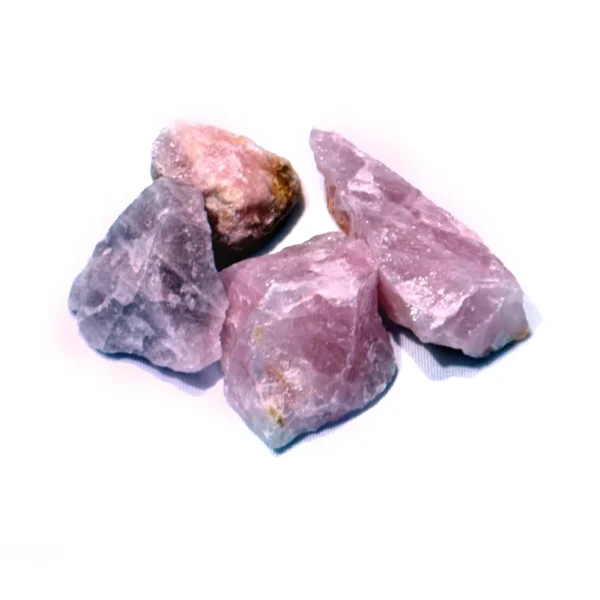 Pedra Quartzo Rosa Bruto Unidade