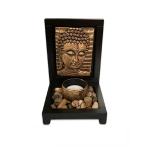 Buda Tibetano 15cm C/ Porta Vela