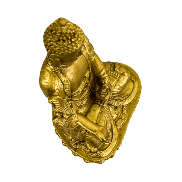 Buda Tibetano 11cm Dourado - Image 2