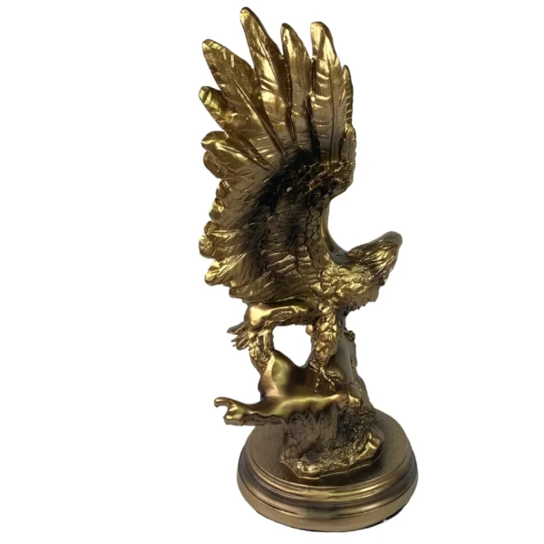 Estátua Decorativa Águia Dourada 52Cm - Image 3