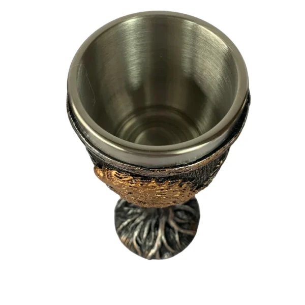 Cálice Decorativo Colecionável 18,5Cm Águia Dourada - Image 2