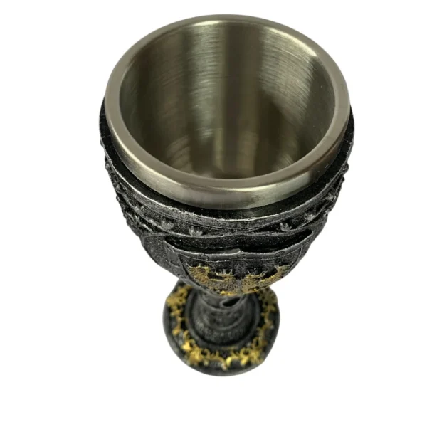Cálice Decorativo Colecionável 19Cm Figuras Medievais - Image 3