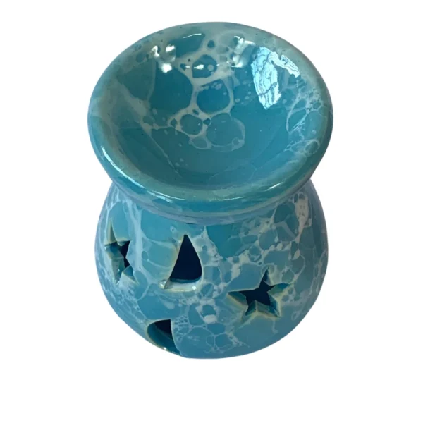 Rechaud De Cerâmica 7,5Cm Estrelas E Luas - Azul - Image 3
