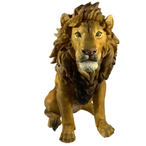 Estátua Decorativa 55Cm Leão