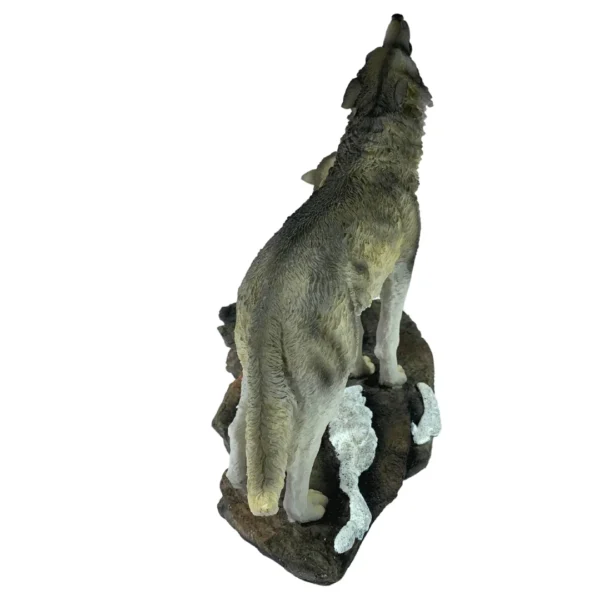 Estátua Decorativa 25Cm Lobos - Image 8