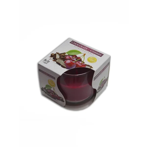 Vela Copo - Chocolate/Cherry