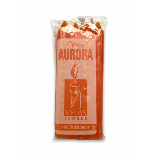 Vela Palito 13g Laranja