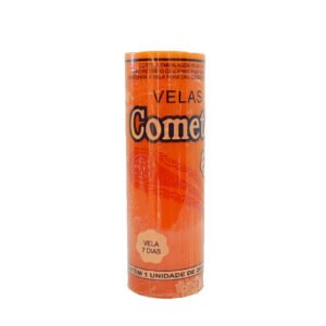 Vela 7 Dias Cor - Laranja