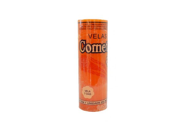 Vela 7 Dias Cor - Laranja